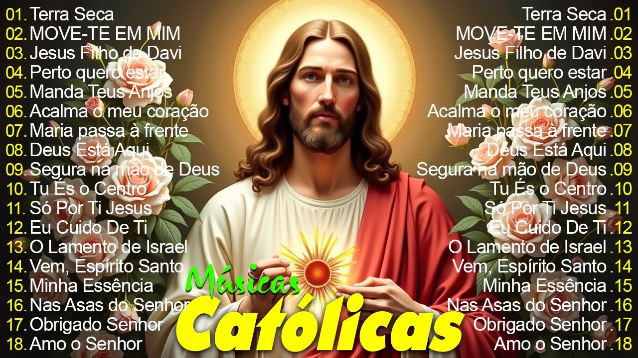 M&uacute;sicas Cat&oacute;licas com Esp&iacute;rito Santo | Louvores Cat&oacute;licos com Letra na Tela | As Melhores do Ano!