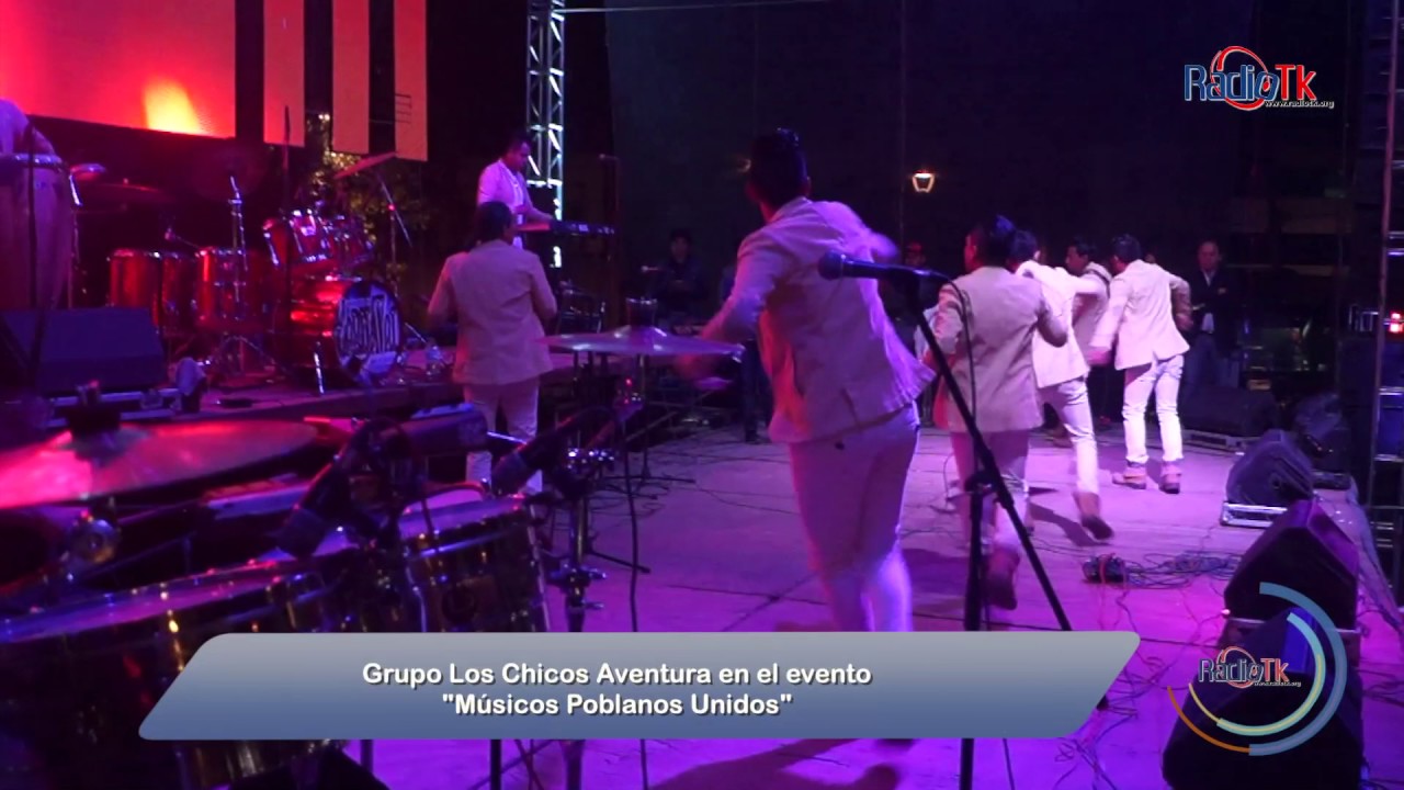 Los Chicos Aventura en el evento de Músicos Poblanos Unidos
