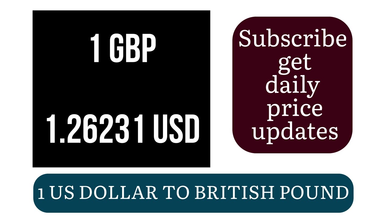1 USD to GBP - US Dollars to British Pounds Exchange Rate 17 NOVEMBER 2024