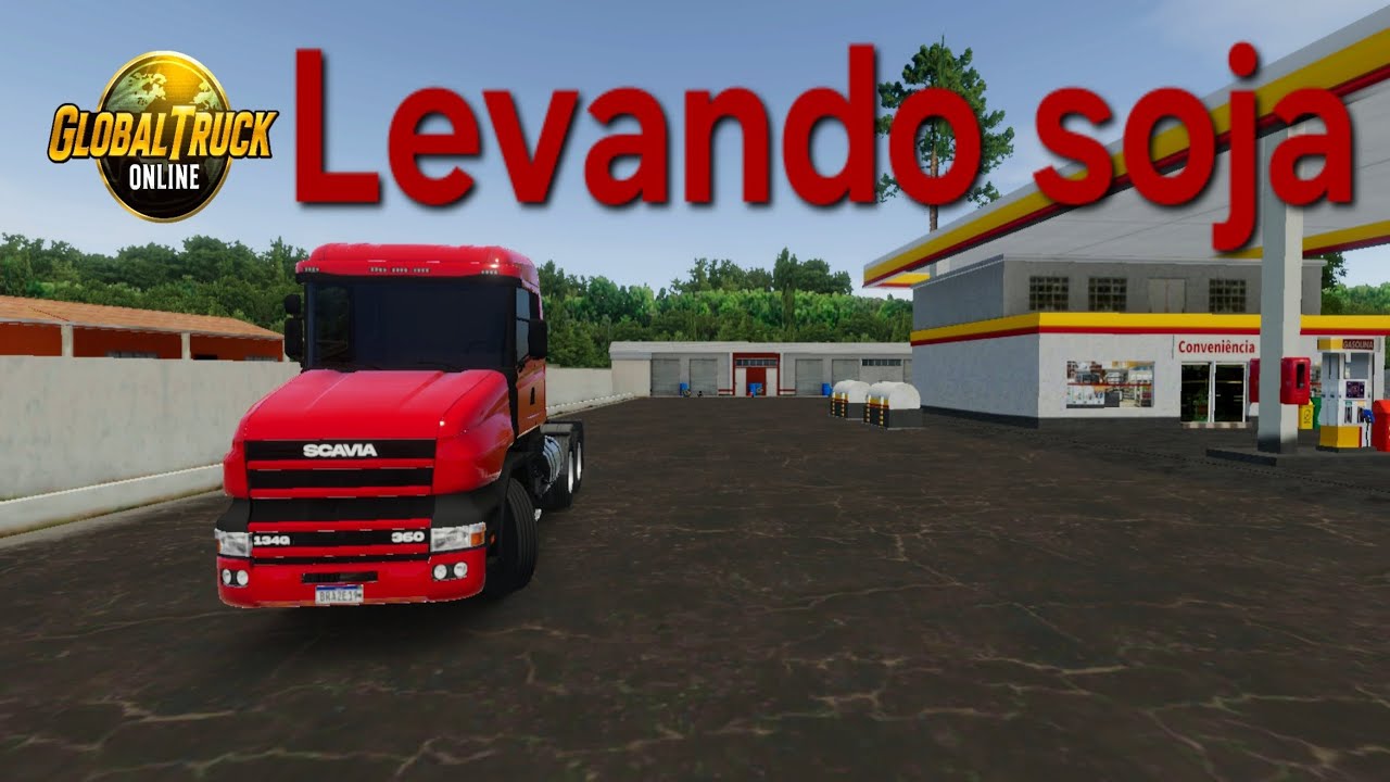 Levando soja para itapetuna (global truck online)