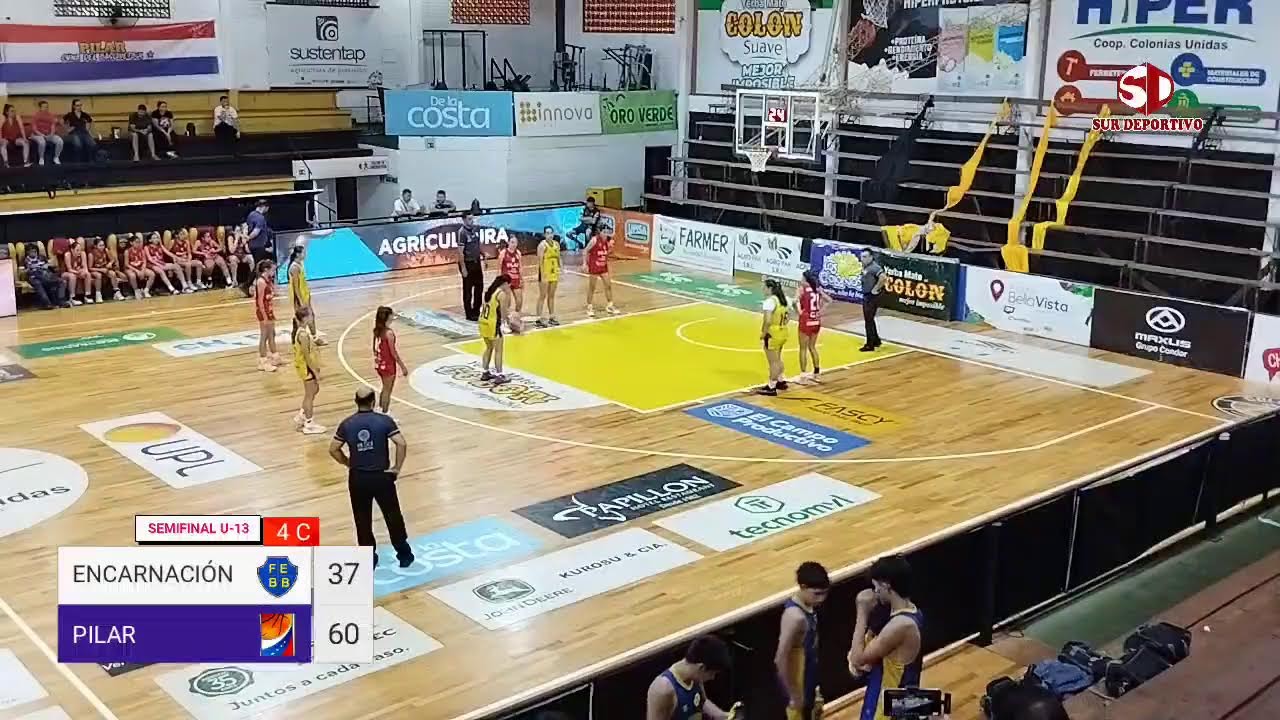 U13🏀 Semifinal /Encarnacion 🆚 Pilar (Femenino)