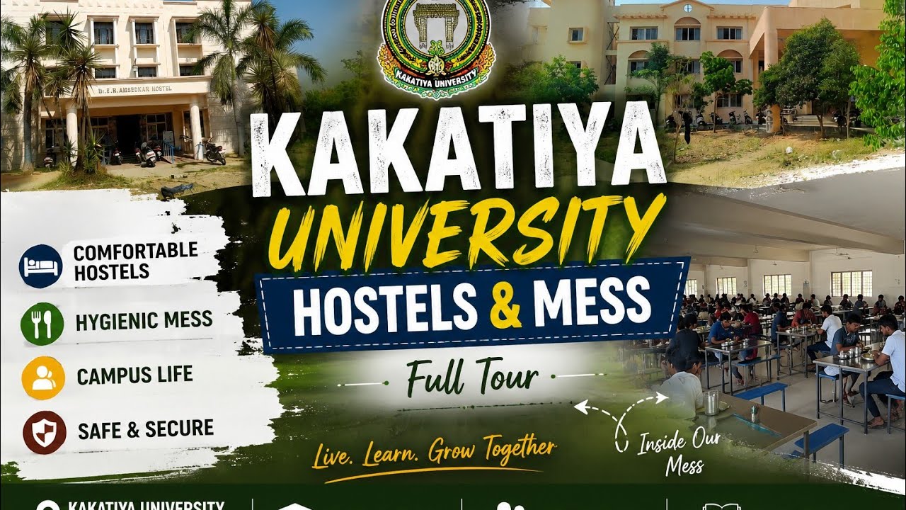 Kakatiya University Hostel Tour | Rooms, Mess Food & Facilities Revealed