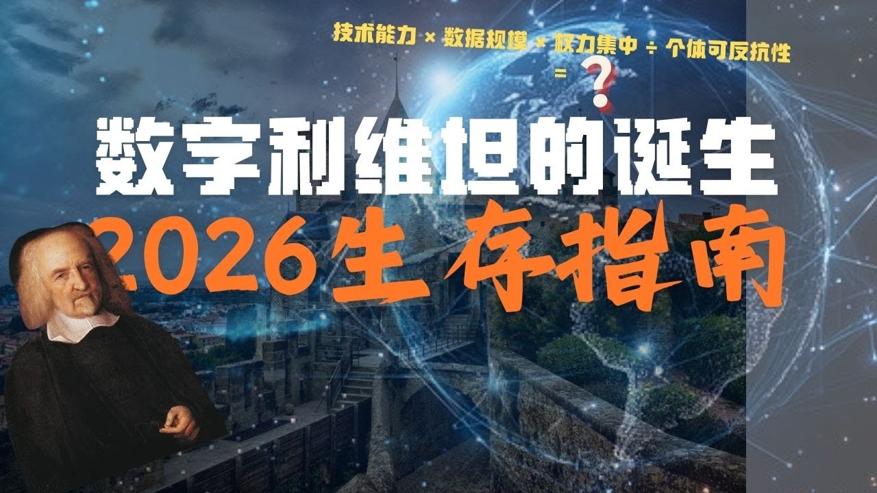 硅谷徐博士漫谈：数字利维坦的诞生！普通人2026生存指南