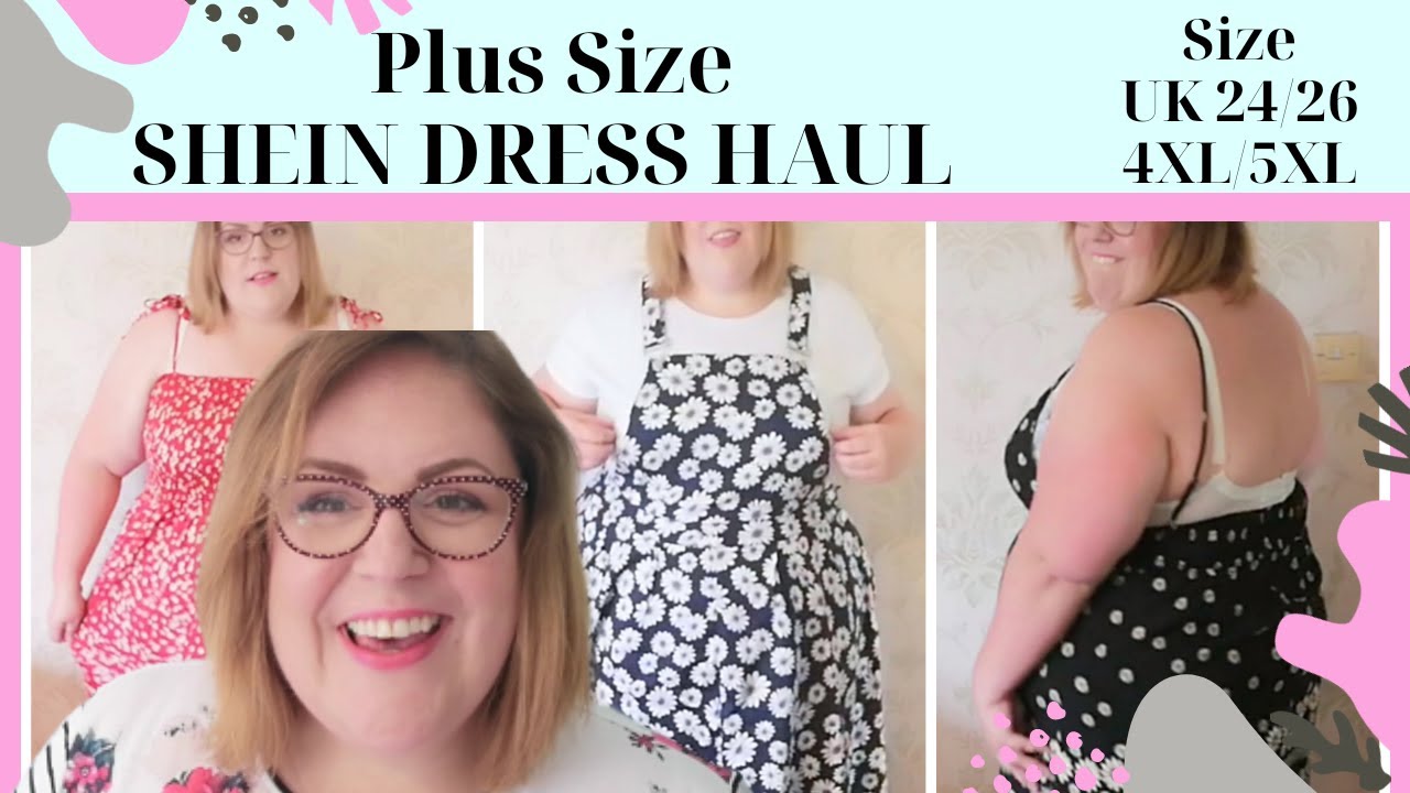 Plus Size SHEIN DRESS Try On Haul - 4XL/5XL UK Size 24/26 - Shein Summer Series - Part 2