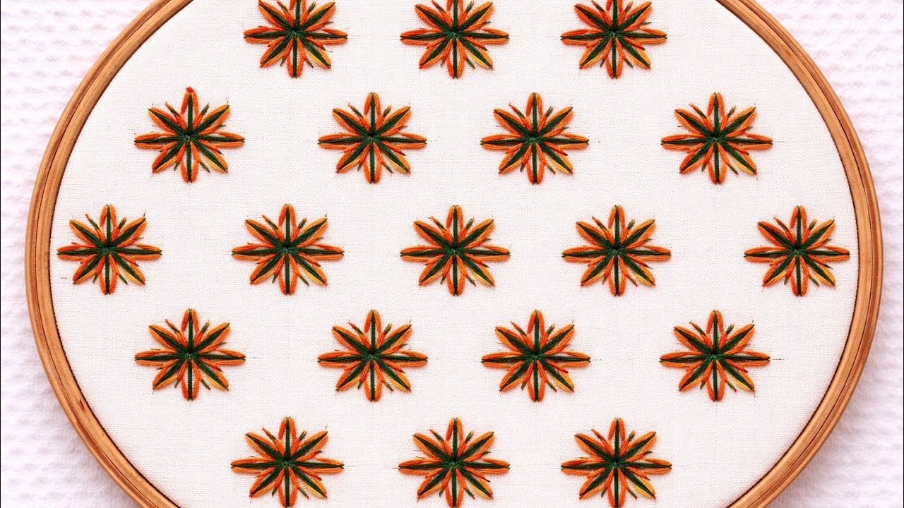 Amazing hand embroidery all over design for shirts and frock|hand embroidery| #anoshiaembroidery