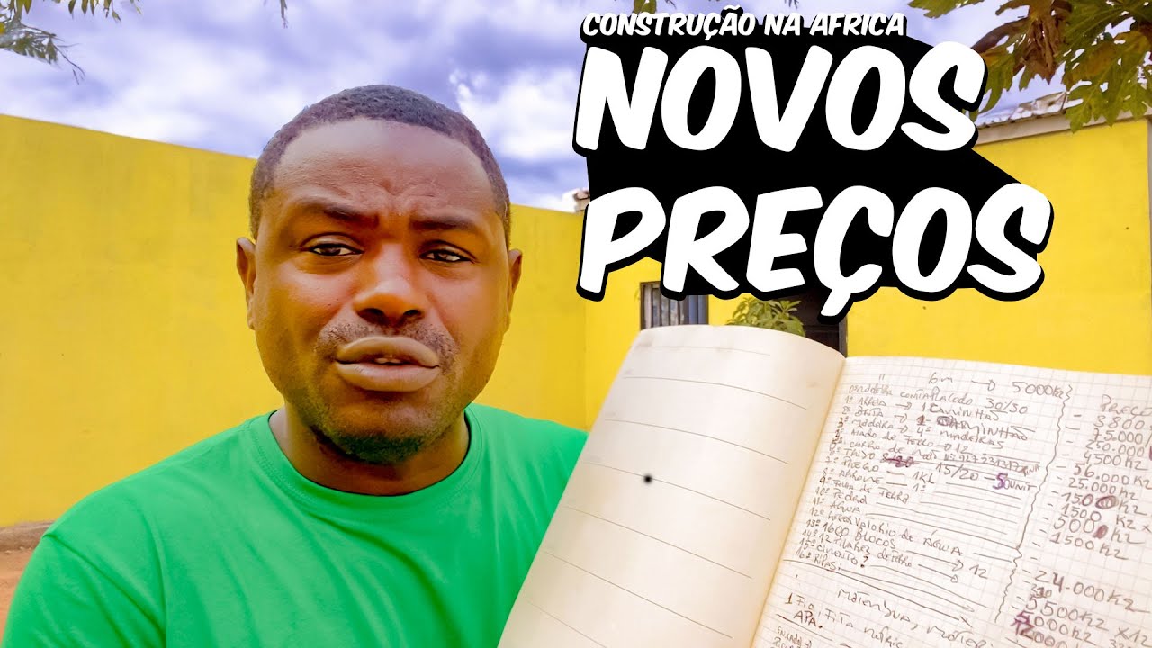 NOVOS PREÇOS PARA CONSTRUÇÃO DE CASA NA ÁFRICA EM ANGOLA   LUANDA