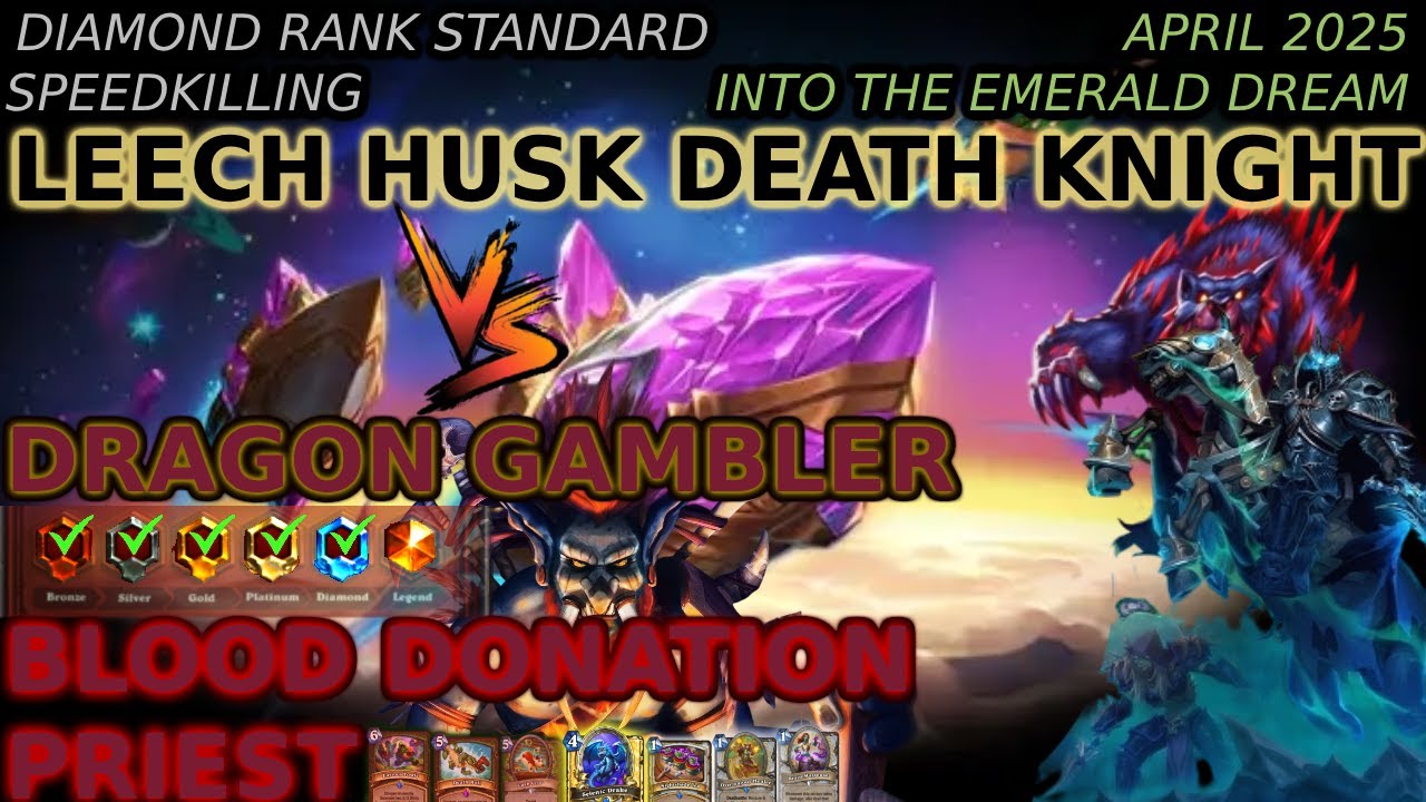 [ SPEEDKILL ] Leech Husk Death Knight - Hearthstone Into The Emerald Dream Expansion