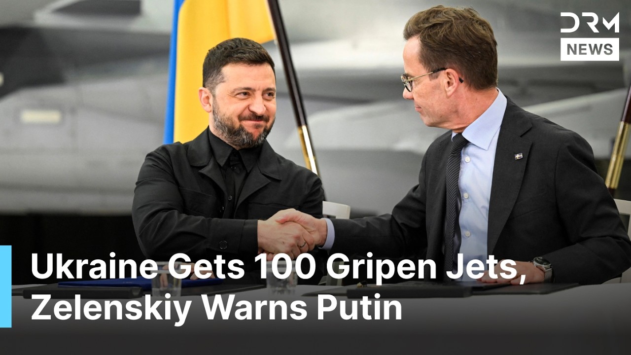 WATCH: Zelenskiy Sends Big Warning to Russia After Signing Historic Defense Deal With Sweden | AC1G