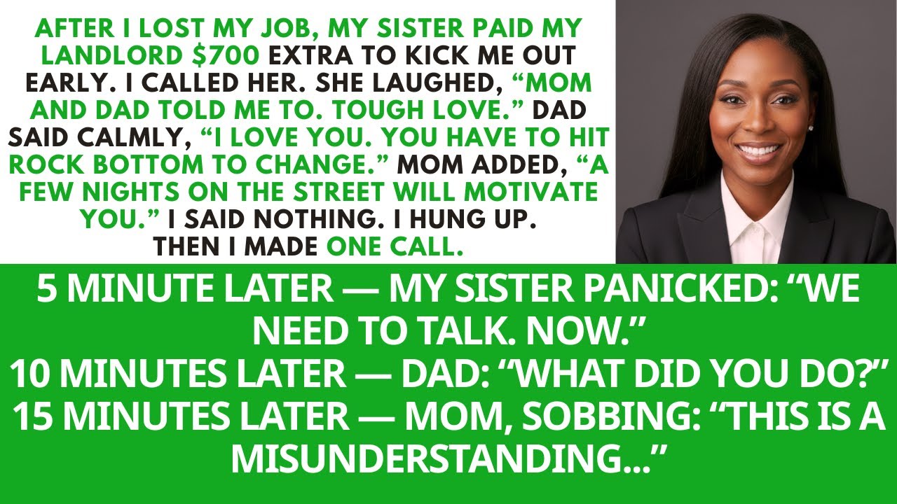 My Sister Paid My Landlord $700 to Evict Me Early, After I Lost My Job — Big Mistake…