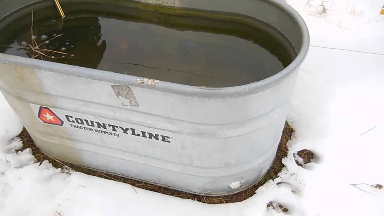 Patching hole in stock tank
