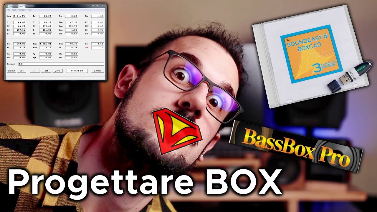 PROGETTARE il BOX di un DIFFUSORE audio (Tutti i Software disponibili gratuiti e non)