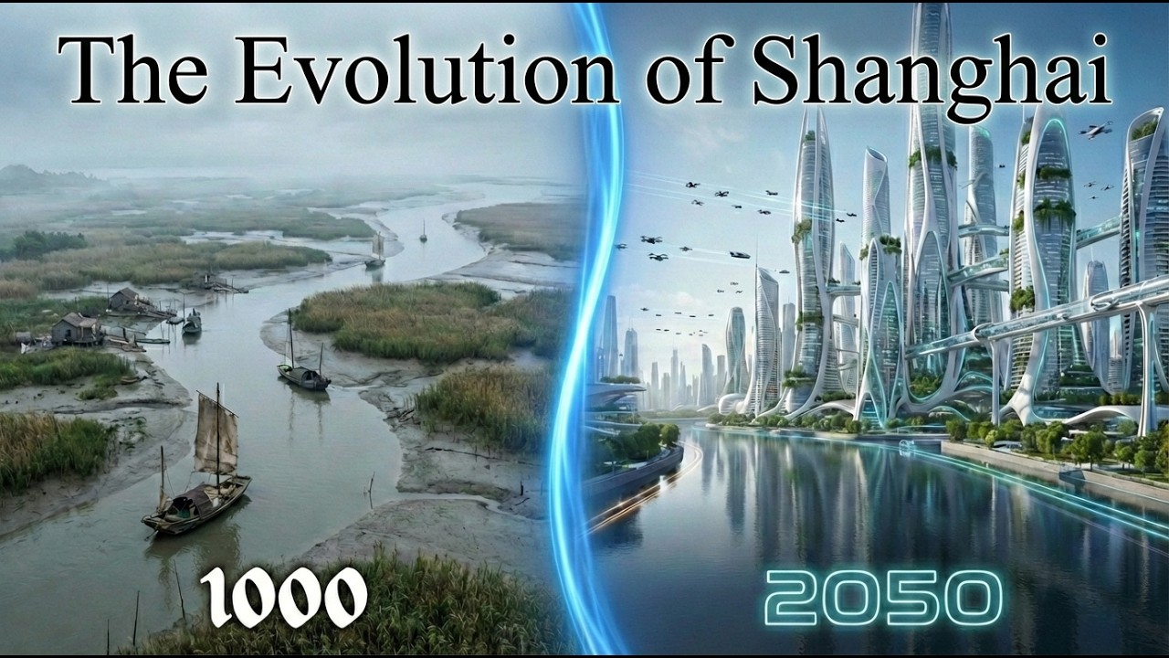 The Insane Rise of Shanghai in 3 minutes (1000–2050)