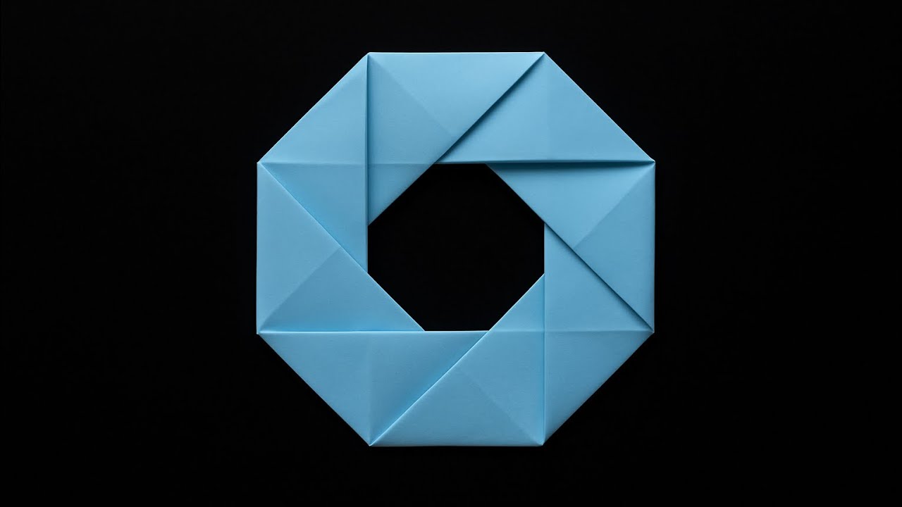 Como Fazer Um ORIGAMI FRISBEE DE PAPEL