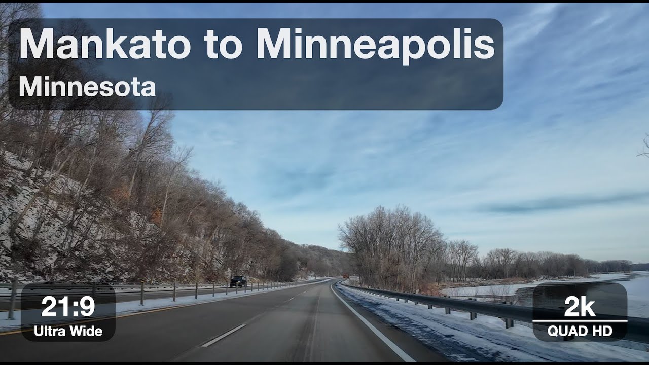 Mankato to Minneapolis | 21:9 Aspect Ratio, 2k QHD Resolution