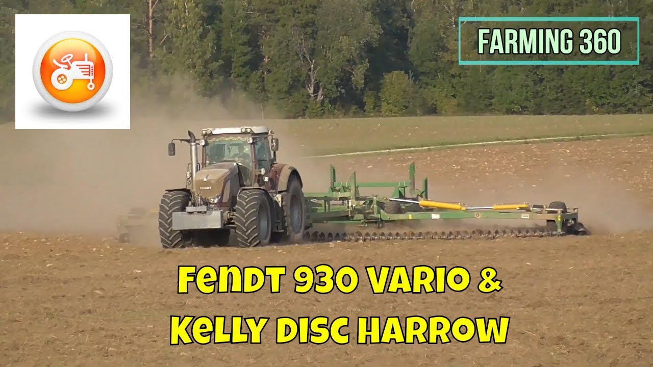 Tillage 2018 | Fendt 930 Vario with Kelly chain disc harrow