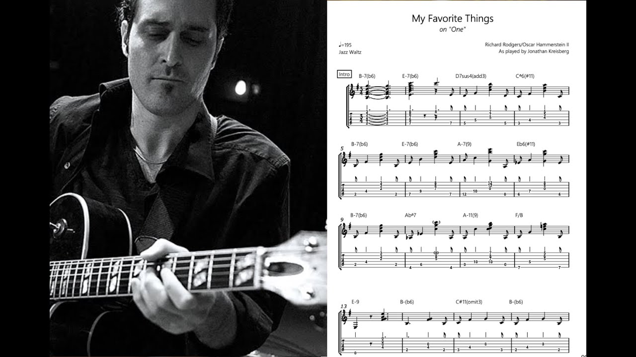 MY FAVORITE THINGS - JONATHAN KREISBERG TRANSCRIPTION