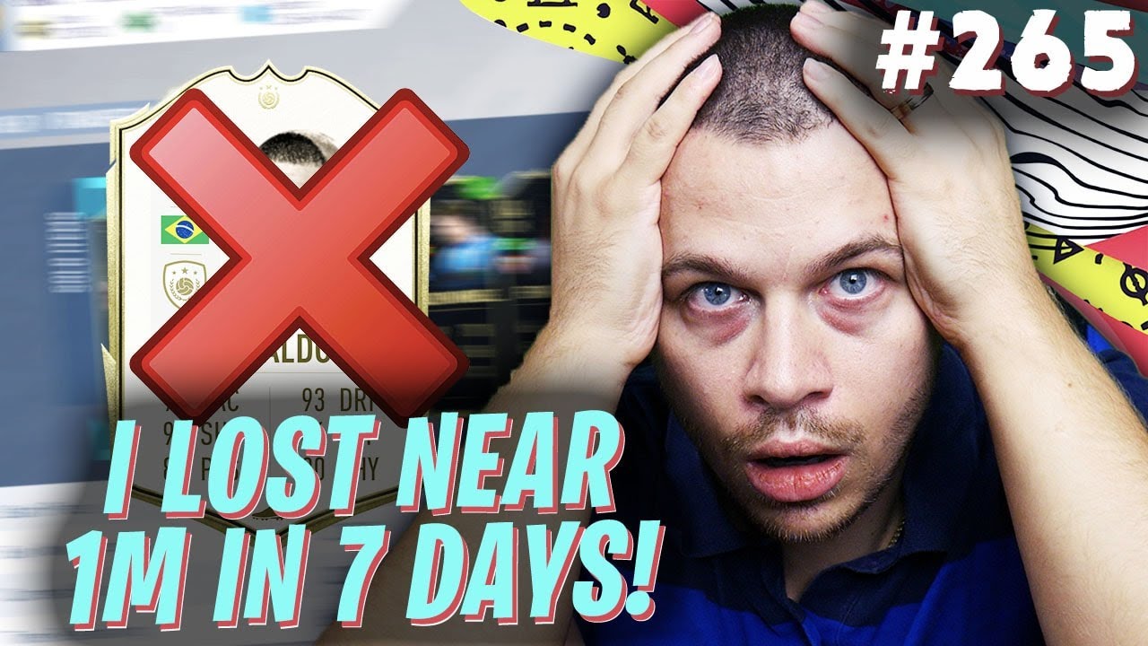 FIFA 20 THIS IS HOW I LOST NEAR 1 MILLION COINS BECAUSE OF THE MARKET CRASH in ULTIMATE TEAM!