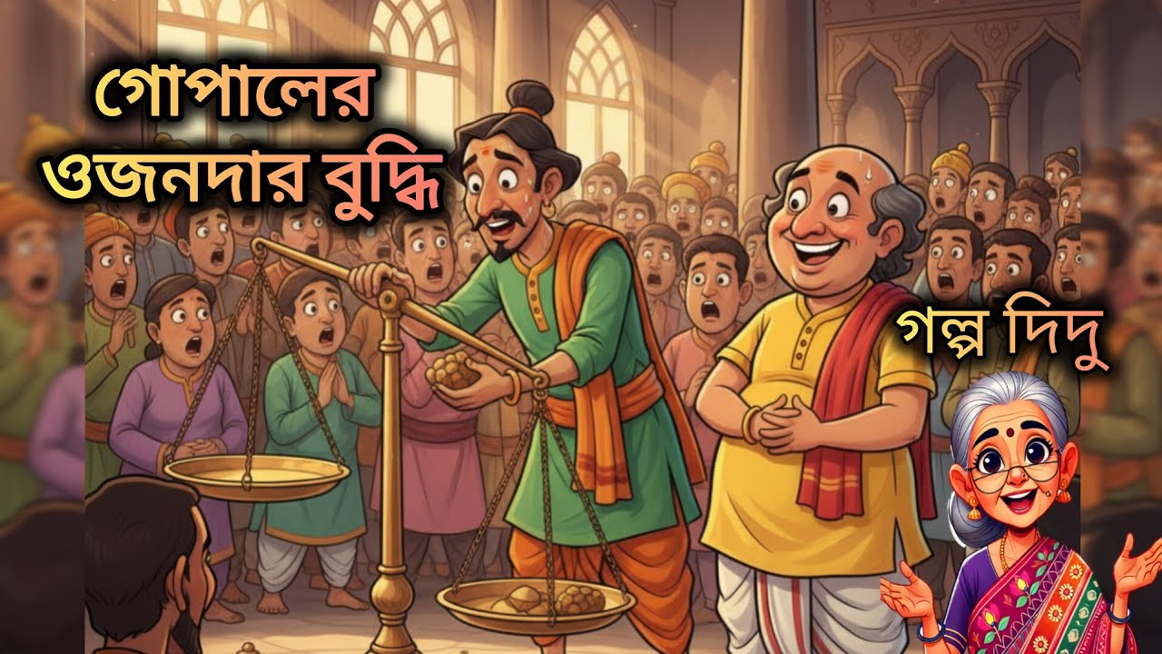 গোপালের ওজনদার বুদ্ধি | গোপাল ভাঁড়ের গল্প | Gopal Bhar Story | Golpo Didu