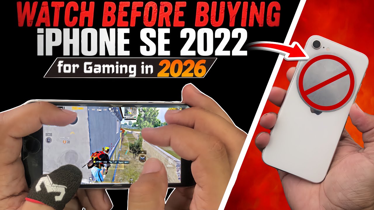 iPhone SE 2022 для игр в 2026 году | Посмотрите видео перед покупкой iPhone SE 2022 | BGMI/PUBG