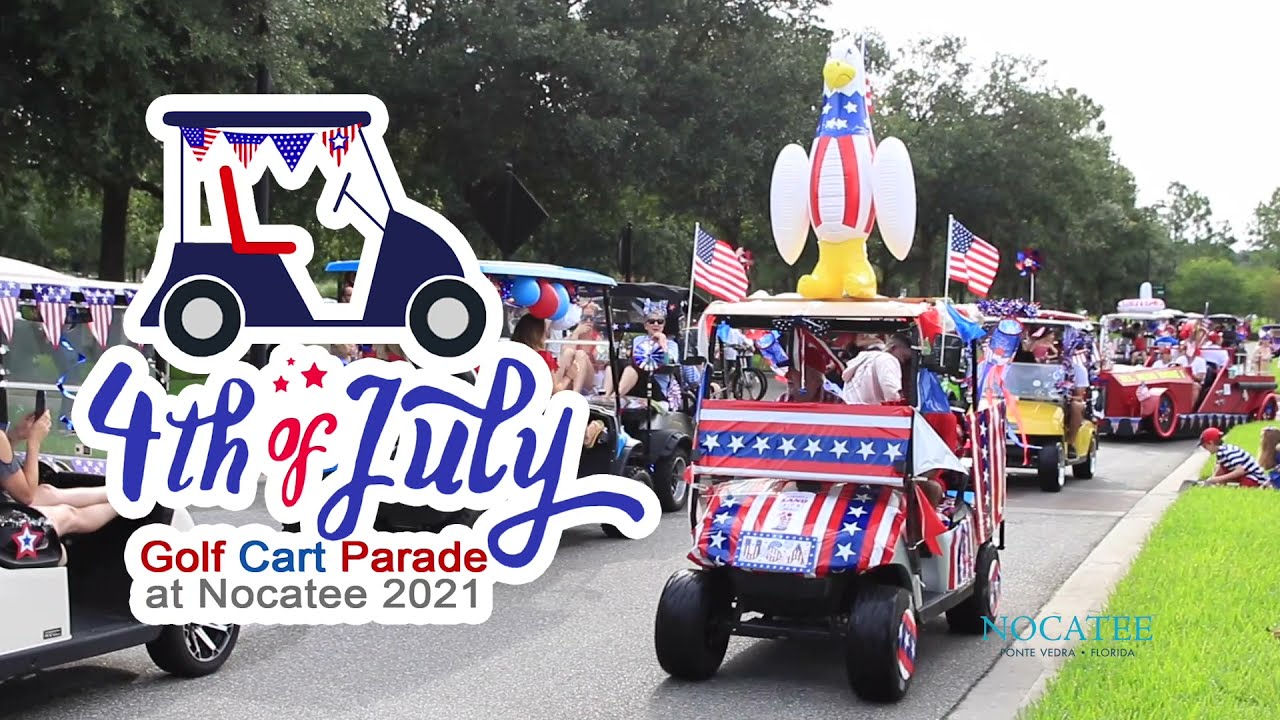 Fourth of July 2021 Golf Cart Parade at Nocatee