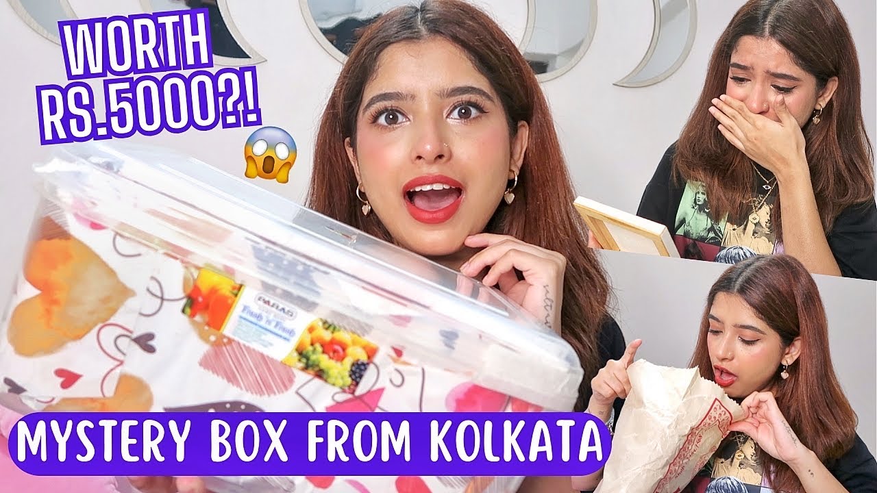 *I CRIED* ₹5000 SUBSCRIBER MYSTERY BOX from KOLKATA! | Anindita Chakravarty