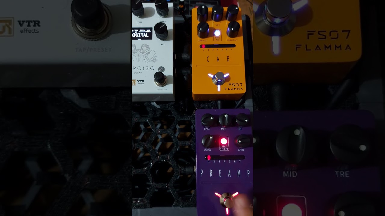 FS07 e FS07 @FlammaInnovation #pedalboard #preamp #irloader