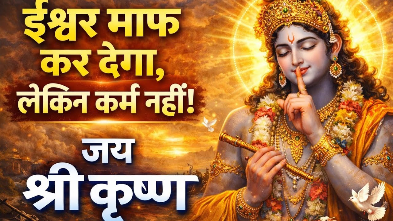 ईश्वर माफ कर देता है लेकिन कर्म नहीं | Krishna Motivational Speech | Krishnavani |#krishnamotivation