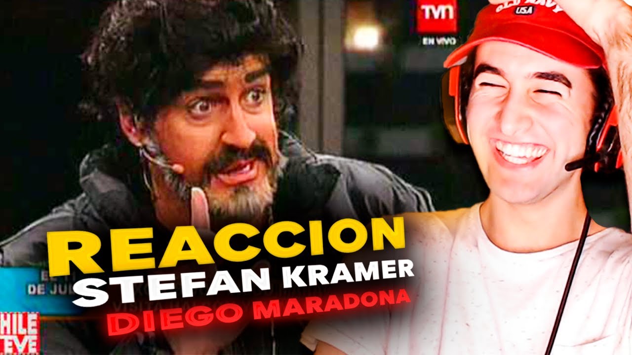 ARGENTINO REACCIONA A STEFAN KRAMER IMITANDO A DIEGO MARADONA POR PRIMERA VEZ 🇨🇱😂🇦🇷
