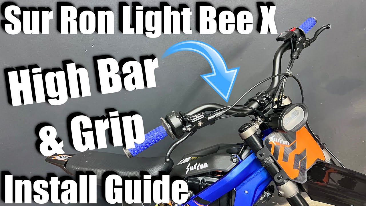 2023 Sur Ron Light Bee X Handlebar Upgrade High-Bars / E-Bike / Step-By-step / MAX'S MOTO SHOP