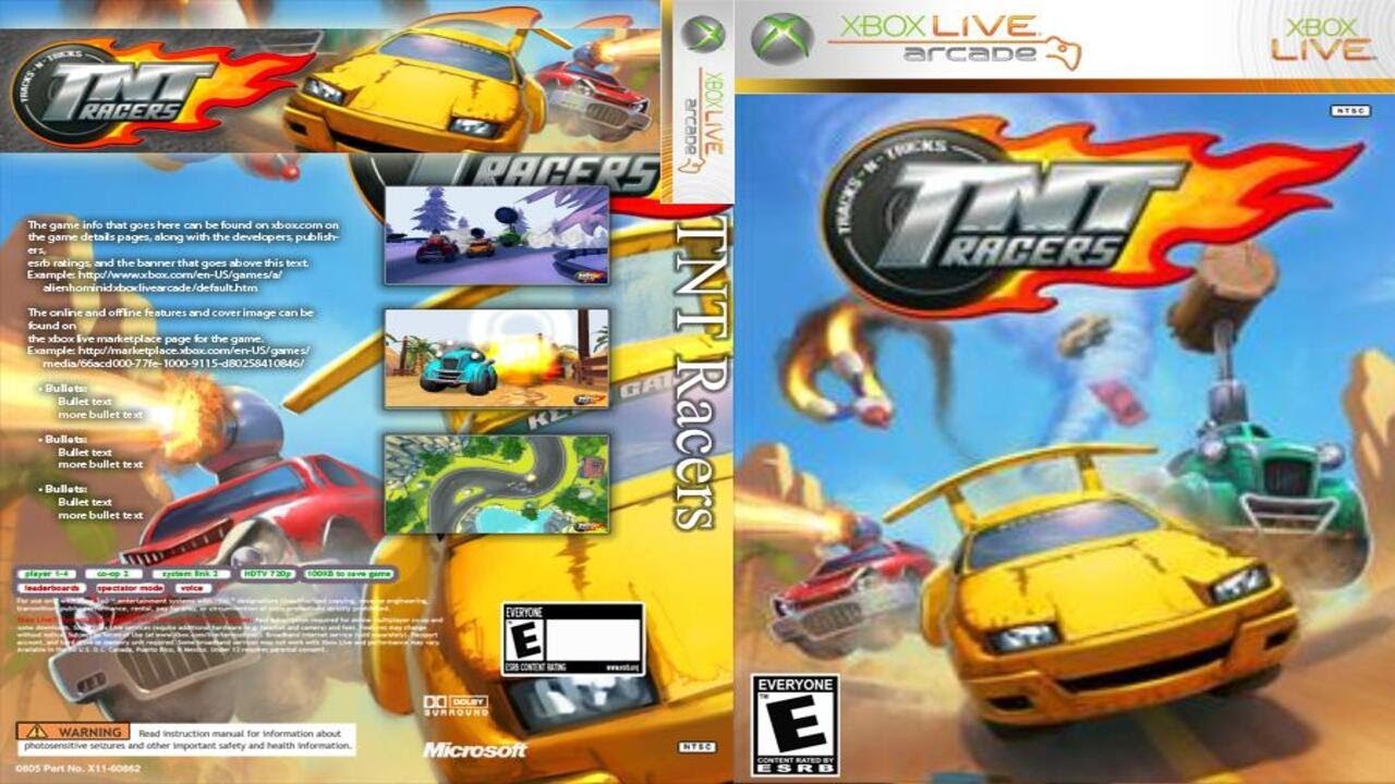 TNT Racers (2011) - Full Gameplay | XBOX 360 ARCADE  |   UHD | 4K |