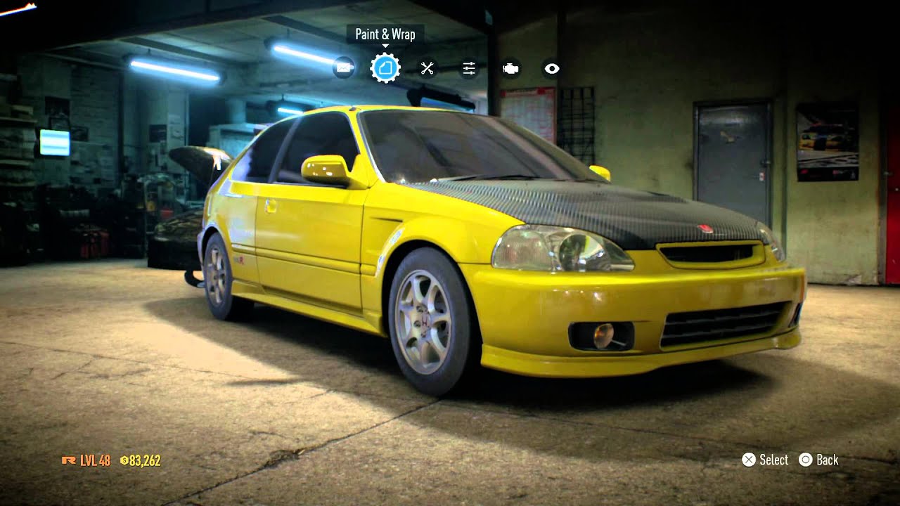 Need For Speed Upgraded Honda Civic Type R (2000) PS4 Gameplay