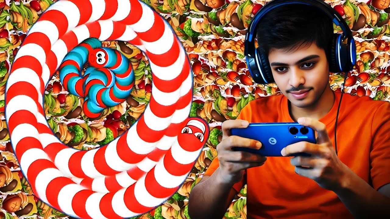 Red Worm Ka Khatarnak Attack 😳 | Worms Zone Magic Gameplay 🐸