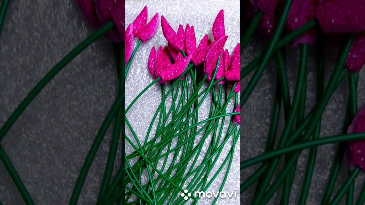 Как сделать тычинки для лилии из изолона