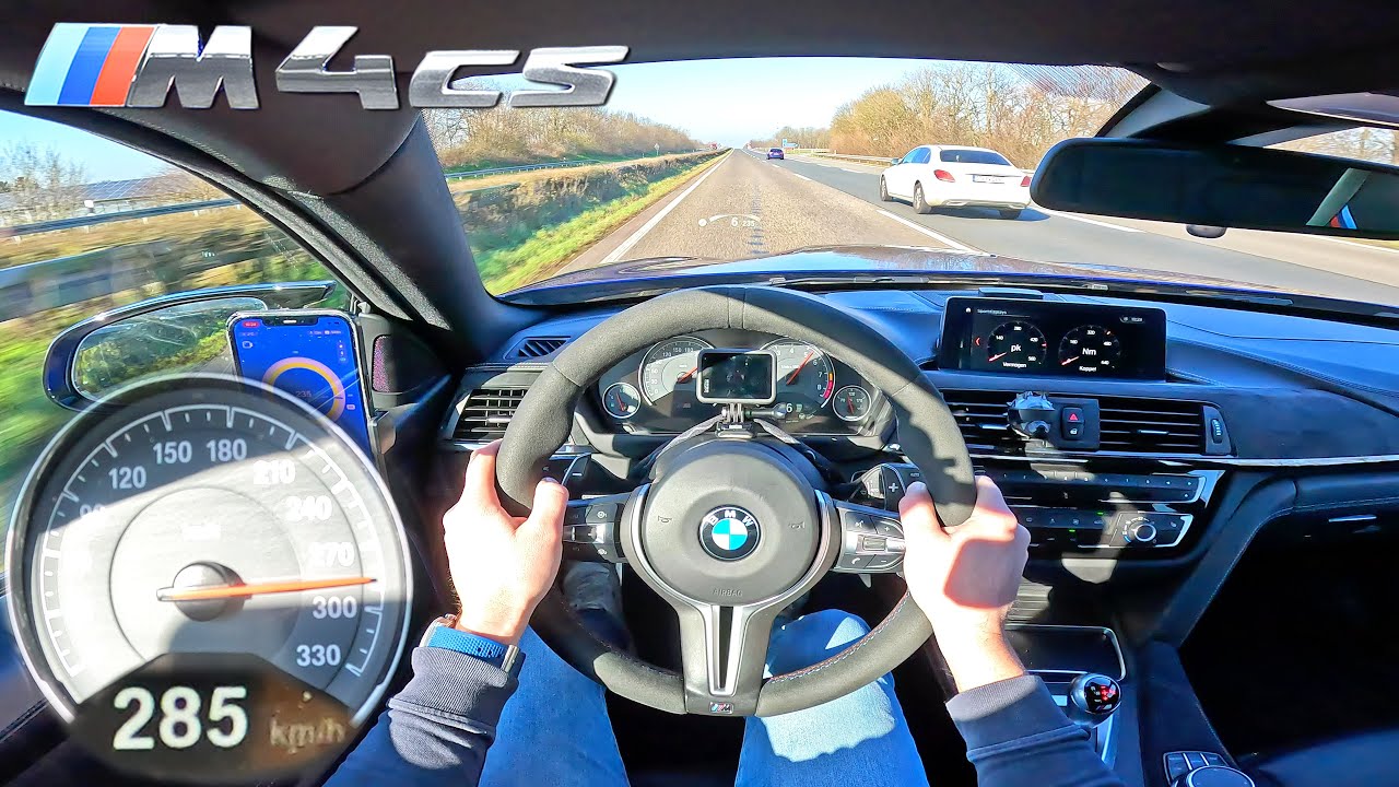 The BMW M4 CS F82 is AWESOME on the GERMAN AUTOBAHN!