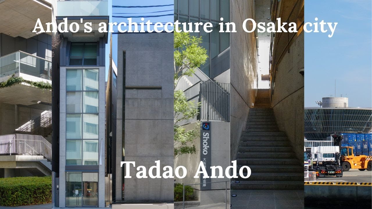 建築198　Tadao Ando's architecture in Osaka (６ works)：大阪市内の安藤忠雄建築（６作品）