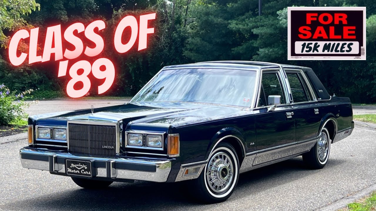 Lincoln Town Car Signature 1989 года выпуска с пробегом всего 15 тыс. миль продаётся в Specialty ...