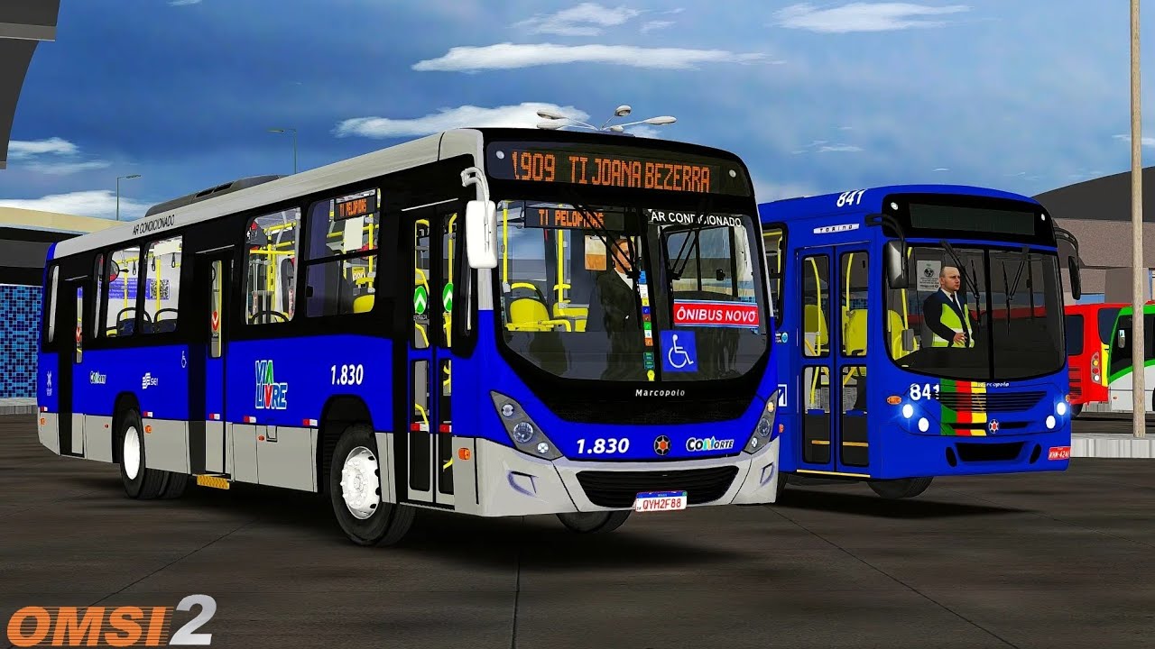 OMSI 2 | Marcopolo Torino S BRT - MB: OF-1724L | Linha 1909: TI. Pelopidas x TI. Joana Bezerra