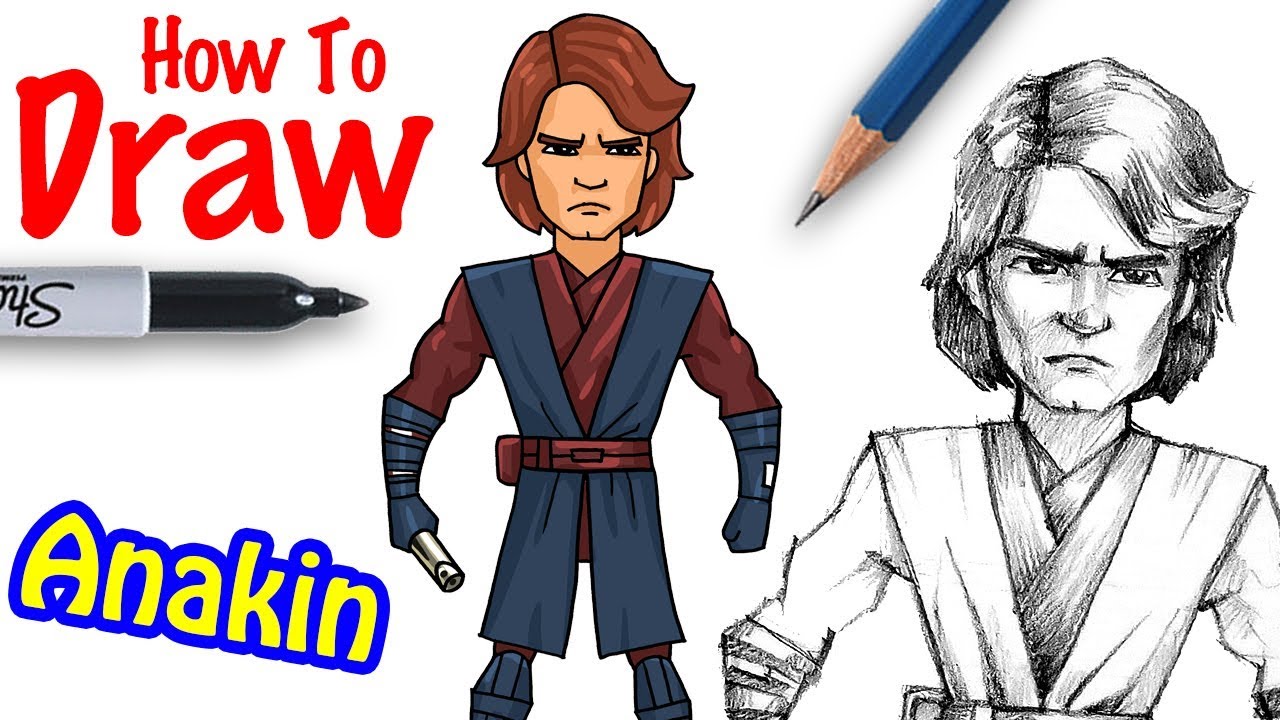 How to Draw Anakin | Clone Wars