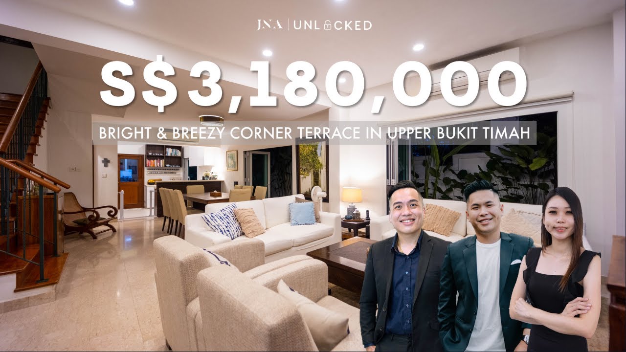 Beautiful bright & breezy corner terrace in upper Bukit Timah ! | Kismis Green | JNA Unlocked 113