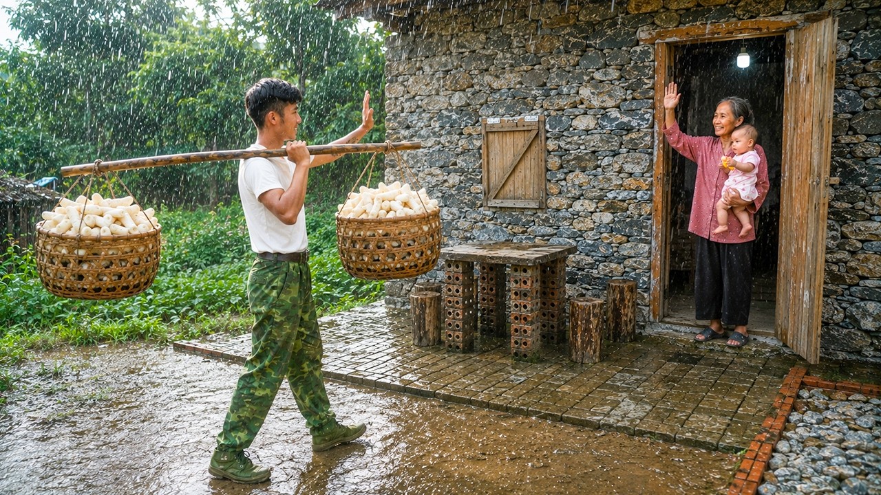 A Day of Heavy Storms, a Bountiful Wild Bamboo Shoot Harvest &ndash; Surprised by How Much Money I Earned