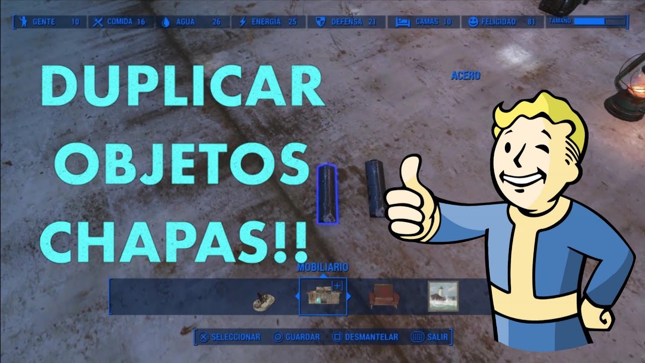 Como duplicar objetos y chapas - Fallout 4 Ps4 2021 (Sigue funcionando)
