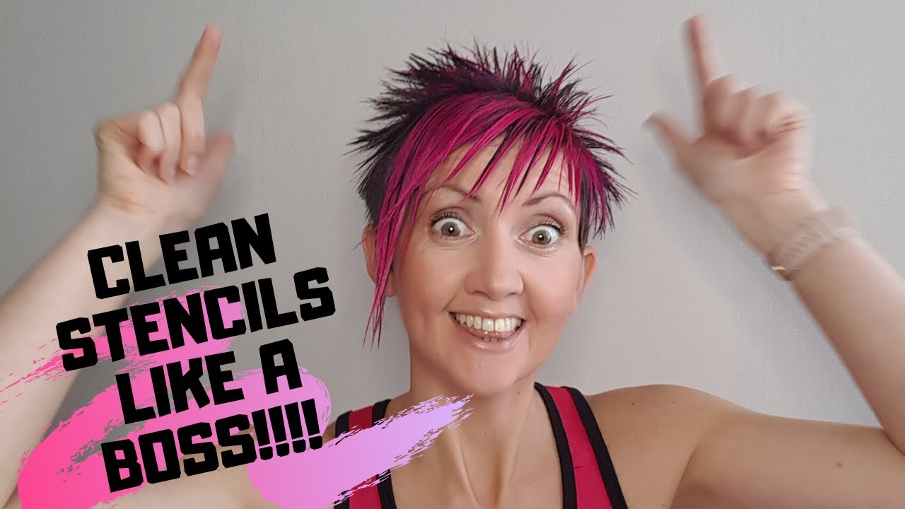 How to Clean Reusable Airbrush Tattoo Stencils Super FAST in Bulk! Time Saving Hack