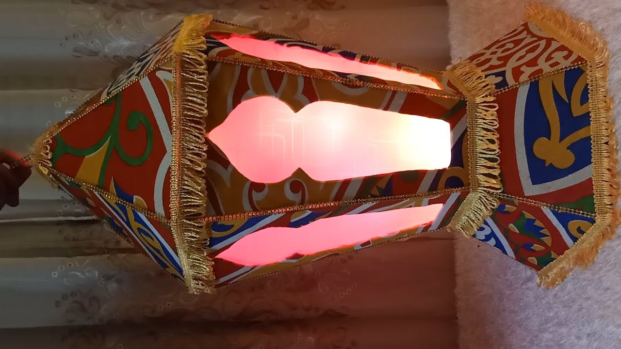 طريقه جديده لعمل فانوس رمضان 🌙 #رمضان