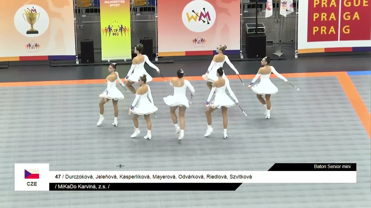 MiKaDo Karviná, miniformace seniorky baton, 2021