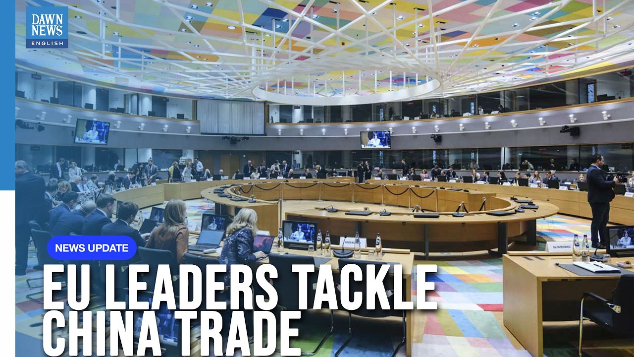European Leaders Debate Energy Prices and China Trade | EU Summit | Brussels | Dawn News English