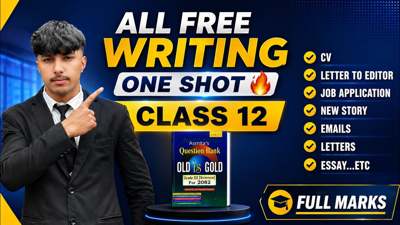 Free Writing Complete Oneshot 🔥 | Class 12  NEB