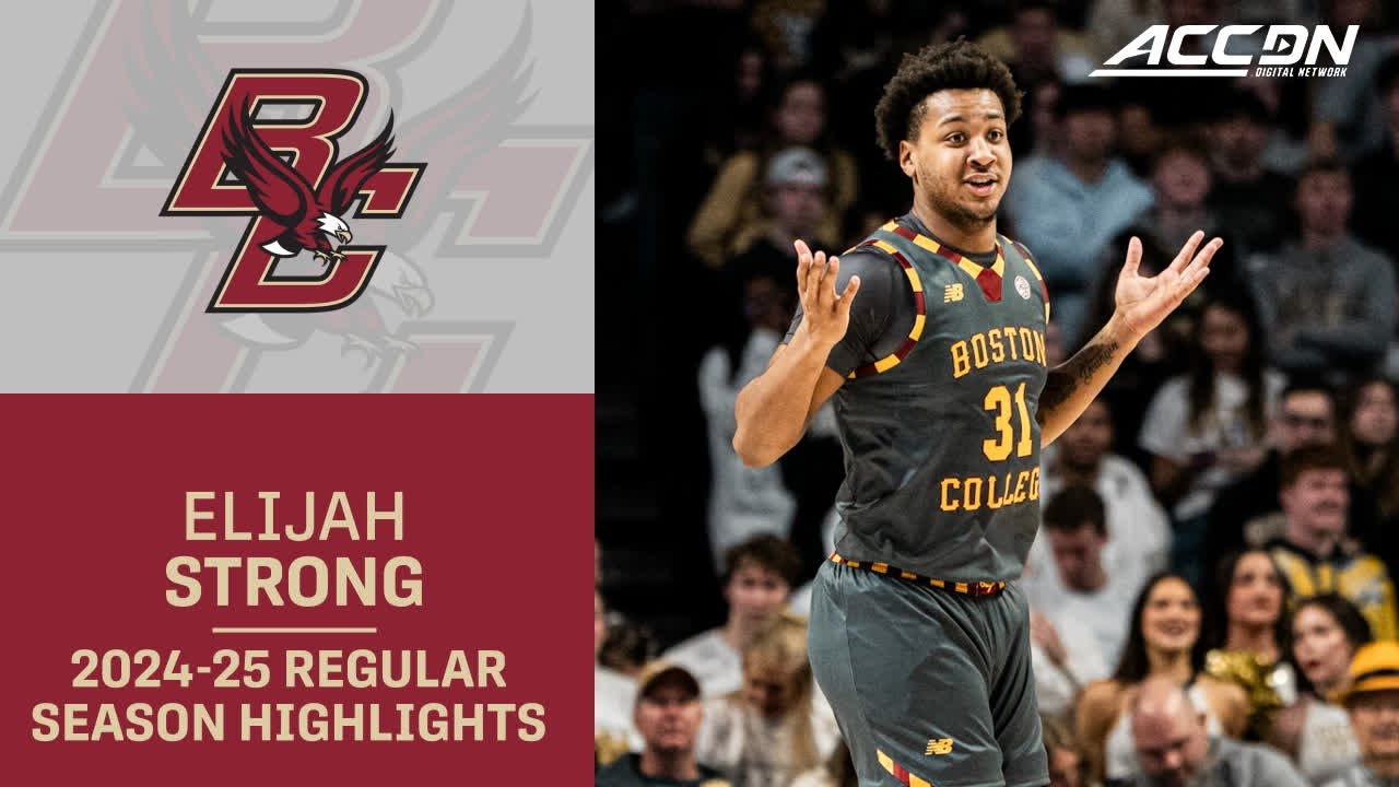 Elijah Strong 2024-25 Regular Season Highlights | Boston College Forward