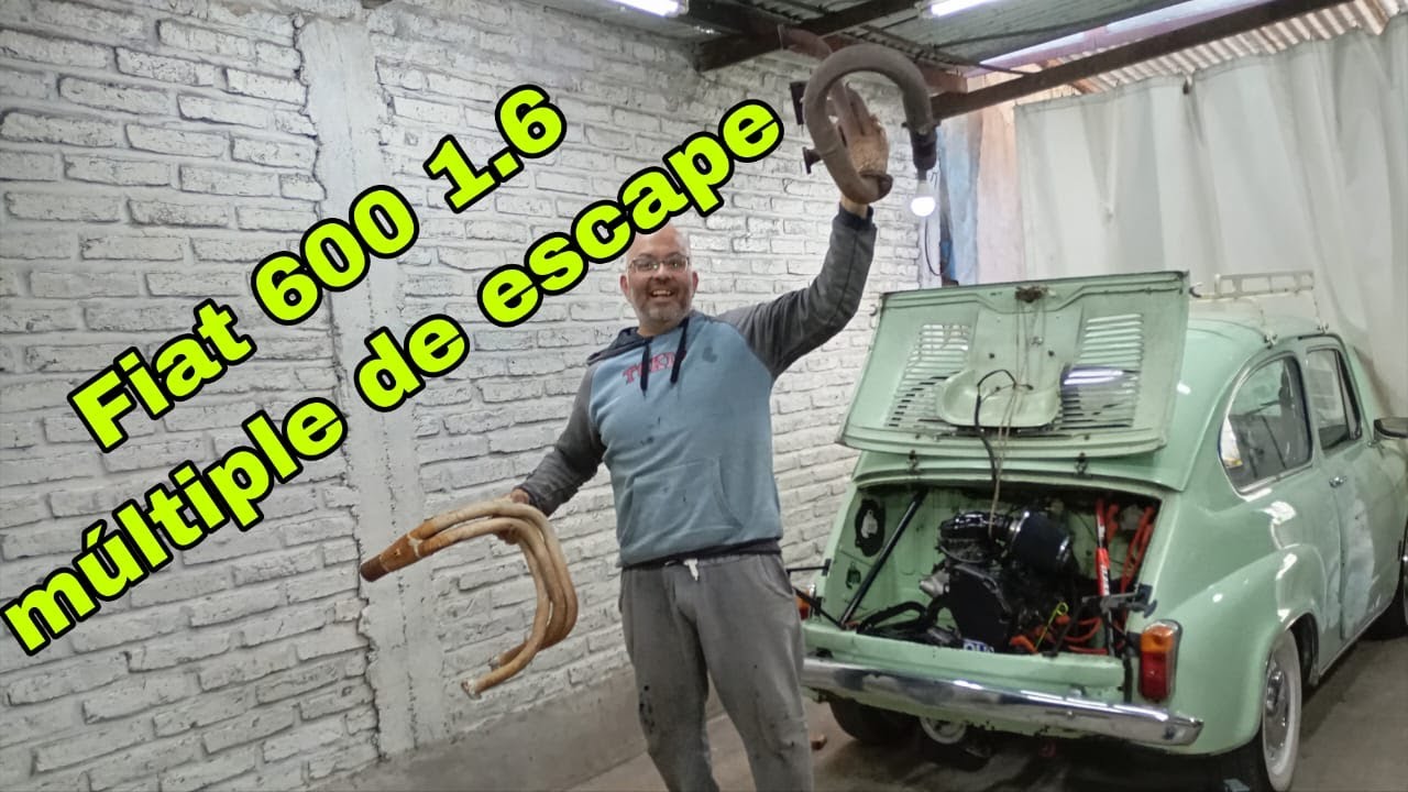 FIAT 600 MOTOR 1.6 CAÑO DE ESCAPE 
