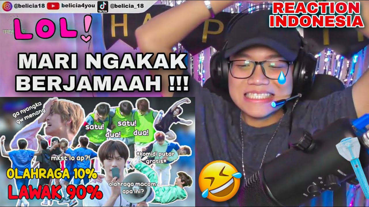 DIJAMIN NGAKAK BERJAMAAH😂!!! || Treasure Funny Moments || REACTION (Indonesia)
