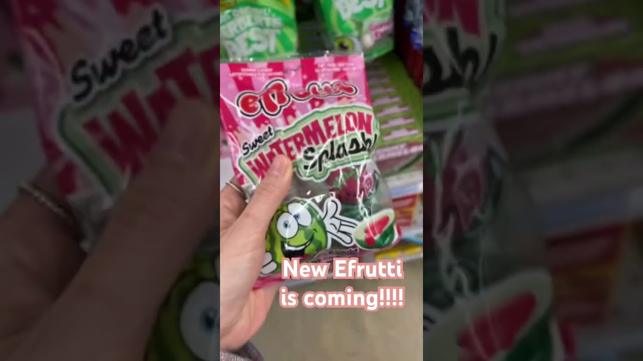 Efrutti Sweet Watermelon Splash #fivebelow #yummy #gummy #efrutti #watermelon #splash #sweet #chewy